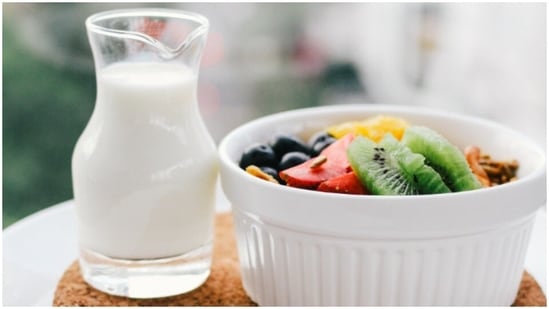Increase calcium intake: Add foods rich in calcium like skim or low-fat milk, fortified orange juice, yoghurt, etc., to your diet.(Unsplash)