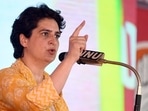 Congress leader Priyanka Gandhi Vadra. ANI Photo) Congress leader Priyanka Gandhi Vadra. ANI Photo)