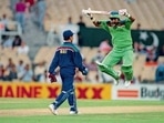 Kiran More and Javed Miandad. Kiran More and Javed Miandad.