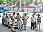 File photo: Bengaluru police personnel.(PTI) File photo: Bengaluru police personnel.(PTI)