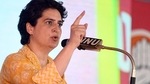 Congress leader Priyanka Gandhi Vadra. ANI Photo) Congress leader Priyanka Gandhi Vadra. ANI Photo)