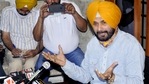 Addressing the media in Patiala at his residence, Navjot Singh Sidhu questioned the timing of the letter and alleged that the Centre wanted to “instigate” farmers and “create a law and order situation” in the state.. (ANI Photo) Addressing the media in Patiala at his residence, Navjot Singh Sidhu questioned the timing of the letter and alleged that the Centre wanted to “instigate” farmers and “create a law and order situation” in the state.. (ANI Photo)