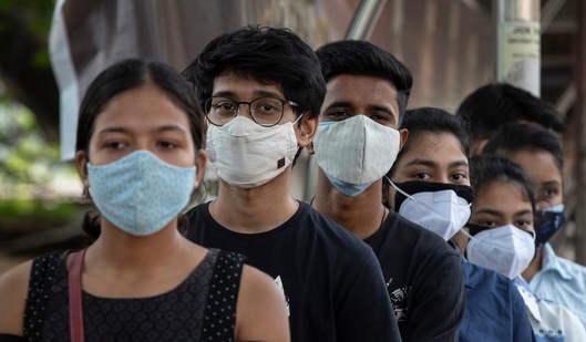 Indian youth above eighteen years age queue up to get vaccinated against the coronavirus in Guwahati, Assam (AP Photo) Indian youth above eighteen years age queue up to get vaccinated against the coronavirus in Guwahati, Assam (AP Photo)