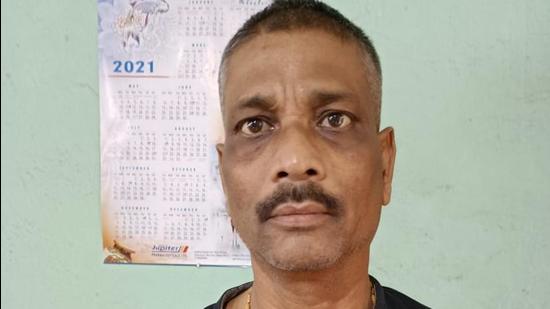 Deputy superintendent of police with the border wing of Assam Police, Jatin Chandra Das, was arrested on Monday. (Sourced Photo) Deputy superintendent of police with the border wing of Assam Police, Jatin Chandra Das, was arrested on Monday. (Sourced Photo)