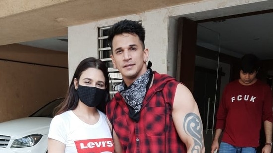 Yuvika Chaudhary with husband Prince Narula.