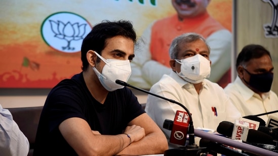 BJP MP Gautam Gambhir.(PTI) BJP MP Gautam Gambhir.(PTI)