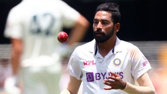 Mohammed Siraj in action against Australia at the Gabba.(Getty Images)