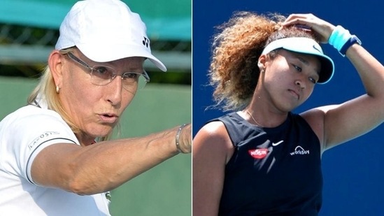 Martina Navratilova said she was saddened by Naomi Osaka's decision to withdraw from the French Open (HT Collage) Martina Navratilova said she was saddened by Naomi Osaka's decision to withdraw from the French Open (HT Collage)