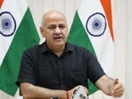 Deputy Chief Minister of Delhi Manish Sisodia during a press conference, in New Delhi. Deputy Chief Minister of Delhi Manish Sisodia during a press conference, in New Delhi.
