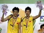Cai and Fu are the only men's doubles pair to have won four world titles(Reuters) Cai and Fu are the only men's doubles pair to have won four world titles(Reuters)