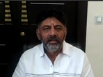 Karnataka Congress asked the BJP government in the state whether it agrees with their vaccine advisor's assessment and if they plan to explain by when they hope to vaccinate all adults in Karnataka. In picture - Congress leader DK Shivakumar.