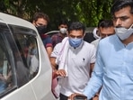 Olympics medal-winning wrestler Sushil Kumar on his way for his appearance in the Rohini court, in New Delhi. (PTI Photo) Olympics medal-winning wrestler Sushil Kumar on his way for his appearance in the Rohini court, in New Delhi. (PTI Photo)