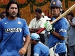 Sourav Ganguly (R) and MS Dhoni in 2007. Sourav Ganguly (R) and MS Dhoni in 2007.