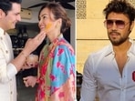 Actor couple Karan Mehra-Nisha Rawal and Gaurav Chopraa. Actor couple Karan Mehra-Nisha Rawal and Gaurav Chopraa.