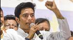 Trinamool Congress leader Abhishek Banerjee visited a Kolkata hospital to inquire about BJP leader Mukul Roy’s wife who is being treated for the coronavirus disease (PTI) Trinamool Congress leader Abhishek Banerjee visited a Kolkata hospital to inquire about BJP leader Mukul Roy’s wife who is being treated for the coronavirus disease (PTI)