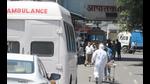 A patient being wheeled into a government hospital in Chandigarh. With the caseload coming down, the availability of oxygen and ICU beds in the state has improved. (HT file photo) A patient being wheeled into a government hospital in Chandigarh. With the caseload coming down, the availability of oxygen and ICU beds in the state has improved. (HT file photo)