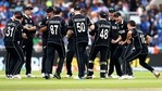 The New Zealand team in a huddle with Trent Boult on the extreme right. (Getty Images) The New Zealand team in a huddle with Trent Boult on the extreme right. (Getty Images)
