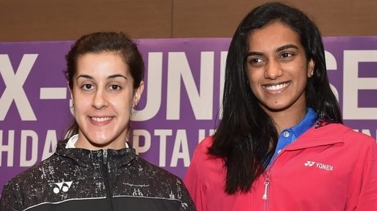 Carolina Marin and PV Sindhu: File photo(PTI)