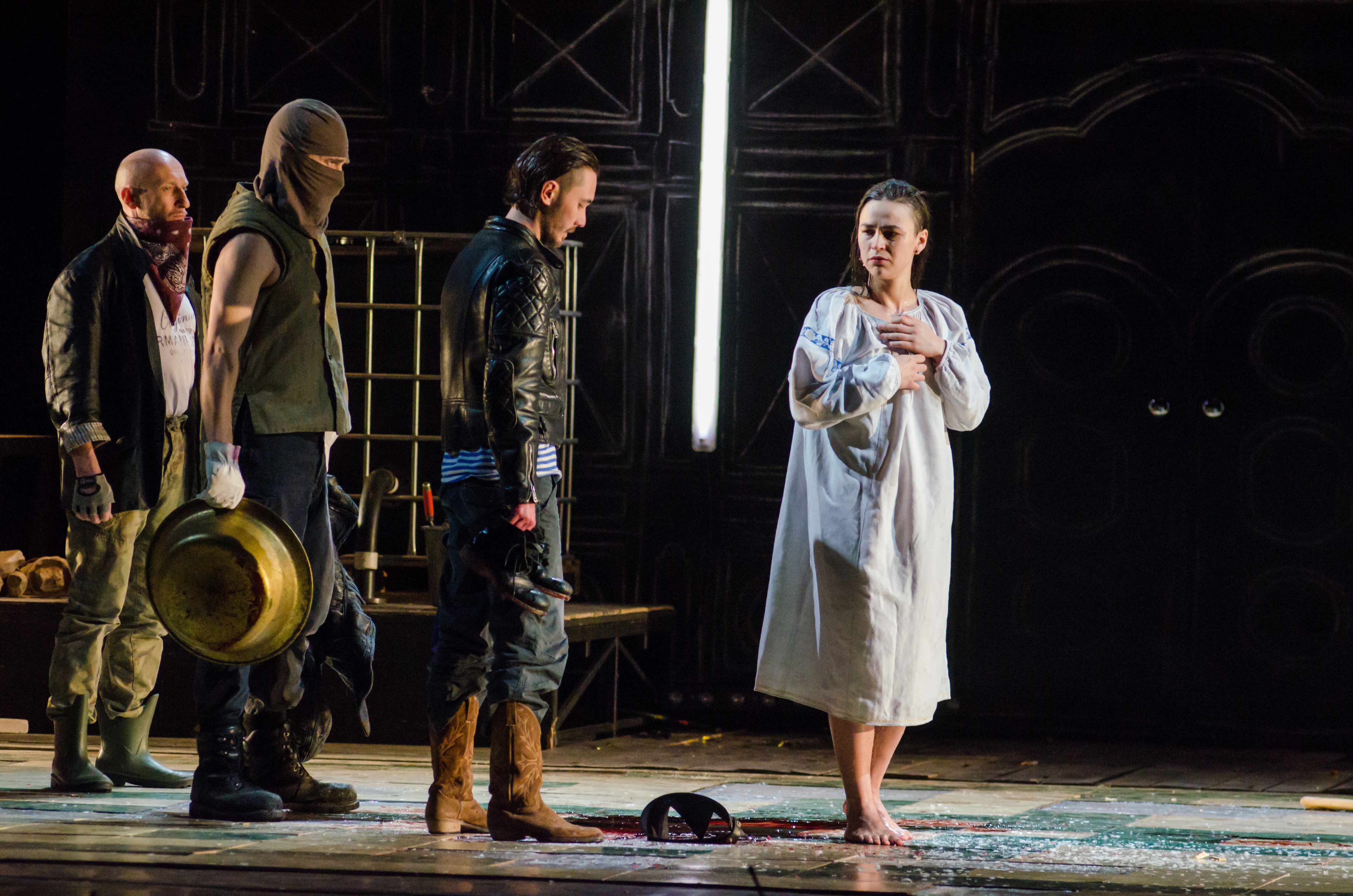 Antigone performed by members of the Art project French Spring in Ukraine at the Dnipro Opera and Ballet Theatre in April 2017. (Shutterstock) Antigone performed by members of the Art project French Spring in Ukraine at the Dnipro Opera and Ballet Theatre in April 2017. (Shutterstock)