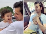 Sumeet Vyas with son Ved. Sumeet Vyas with son Ved.