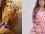 Tina Datta shared a bunch of pictures on Instagram wearing only shorts. Tina Datta shared a bunch of pictures on Instagram wearing only shorts.