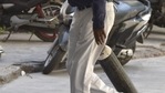 A health worker moving an oxygen cylinder the district hospital located in Sector-30, Noida. (Sunil Ghosh / Hindustan Times) A health worker moving an oxygen cylinder the district hospital located in Sector-30, Noida. (Sunil Ghosh / Hindustan Times)
