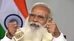 Prime Minister Narendra Modi interacts with class 12 students in view of the cancellation of the CBSE Class 12 board exams, in New Delhi on Thursday.(ANI) Prime Minister Narendra Modi interacts with class 12 students in view of the cancellation of the CBSE Class 12 board exams, in New Delhi on Thursday.(ANI)