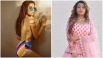 Tina Datta shared a bunch of pictures on Instagram wearing only shorts.