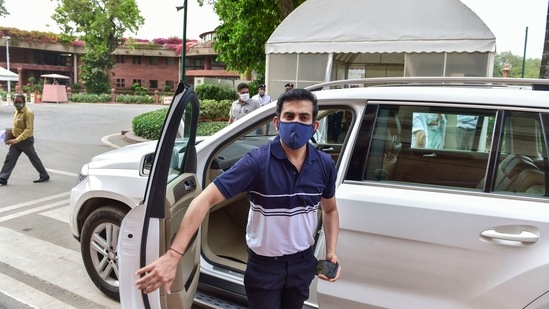 Gautam Gambhir Foundation distributed Covid-19 drugs from his party office at a time when there was a severe shortage of medicines. (PTI)