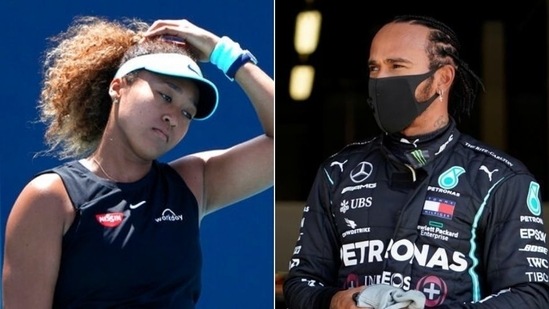 Naomi Osaka (L), Lewis Hamilton (R)(HT Collage)
