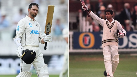 Devon Conway and Sourav Ganguly. (Getty Images)