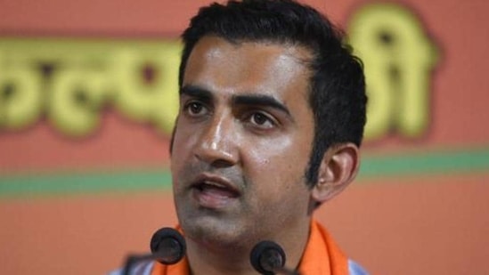 BJP MP Gautam Gambhir.(Sonu Mehta/HT PHOTO)