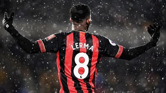 Bournemouth midfielder Jefferson Lerma has been suspended for six matches. (Getty Images) Bournemouth midfielder Jefferson Lerma has been suspended for six matches. (Getty Images)