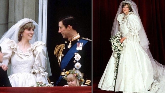 Diana's wedding dress goes on display at Kensington Palace | Diana, Princess  of Wales | The Guardian