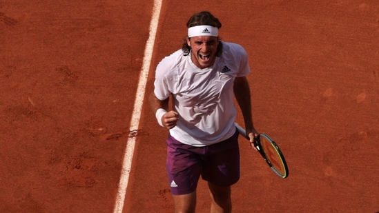 Stefanos Tsitsipas is considered one of the main contenders to challenge Rafael Nadal at Roland Garros. (Twitter)