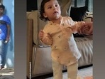Shahid Kapoor and Mira Rajput's son Zain sports a traditional ensemble. Shahid Kapoor and Mira Rajput's son Zain sports a traditional ensemble.