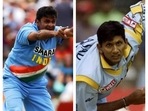 Venkatesh Prasad and Javagal Srinath.(File) Venkatesh Prasad and Javagal Srinath.(File)