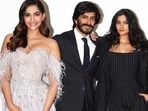 Anil Kapoor's children Rhea Kapoor, Sonam Kapoor and Harsh Vardhan Kapoor.