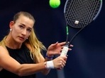 Russian Yana Sizikova poses for a photo during the Winter Moscow Open 2021 tennis tournament in Moscow, Russia, Wednesday, Feb. 24, 2021. Russian Yana Sizikova poses for a photo during the Winter Moscow Open 2021 tennis tournament in Moscow, Russia, Wednesday, Feb. 24, 2021.
