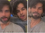 Shahid Kapoor shared pictures with Ishaan Khatter. Shahid Kapoor shared pictures with Ishaan Khatter.