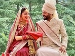 Yami Gautam and Aditya Dhar in their first picture as a married couple.