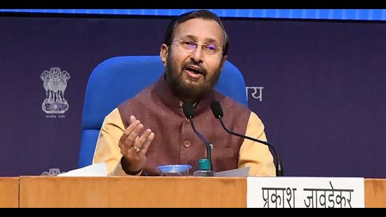 Union minister Prakash Javadekar. (ANI)