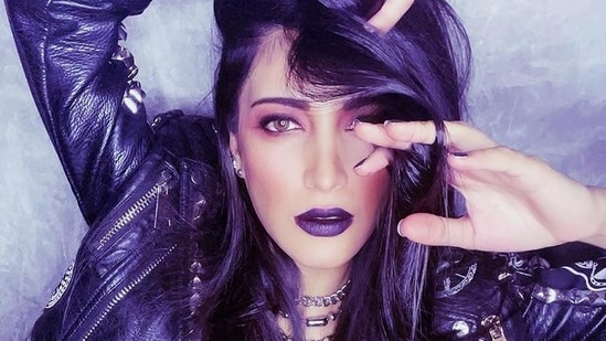 Shruti Haasan was criticised for wearing black lipstick.
