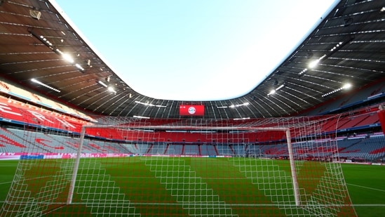 File photo shows the 'Allianz Arena' stadium.(AP)