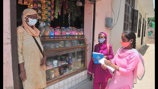 The health teams, including Asha workers, visited 1,49,891 houses in the district. (HT file photo) The health teams, including Asha workers, visited 1,49,891 houses in the district. (HT file photo)