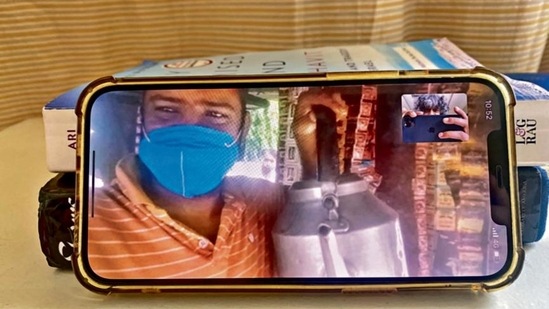 In his 30s, Mr Kumar is a rare fellow showing no anxiety about our pandemic-ridden lives. (Mayank Austen Soofi) In his 30s, Mr Kumar is a rare fellow showing no anxiety about our pandemic-ridden lives. (Mayank Austen Soofi)