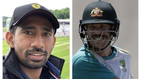 Wriddhiman Saha and David Warner.(File) Wriddhiman Saha and David Warner.(File)