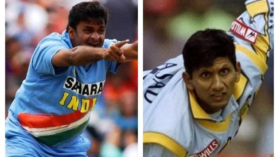 Venkatesh Prasad and Javagal Srinath.(File) Venkatesh Prasad and Javagal Srinath.(File)