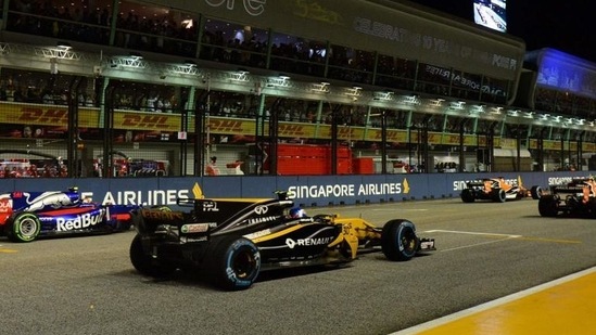 File photo of the Formula One Singapore Grand Prix.(AFP)