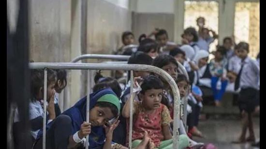 The Union Territory administration is in the process of compiling data of such children before extending financial help to enable them to continue with their education. (Representational photo/HT) The Union Territory administration is in the process of compiling data of such children before extending financial help to enable them to continue with their education. (Representational photo/HT)